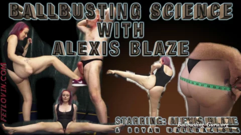 Ballbusting Science with Alexis Blaze – Ballbustin’ & Foot Lovin’