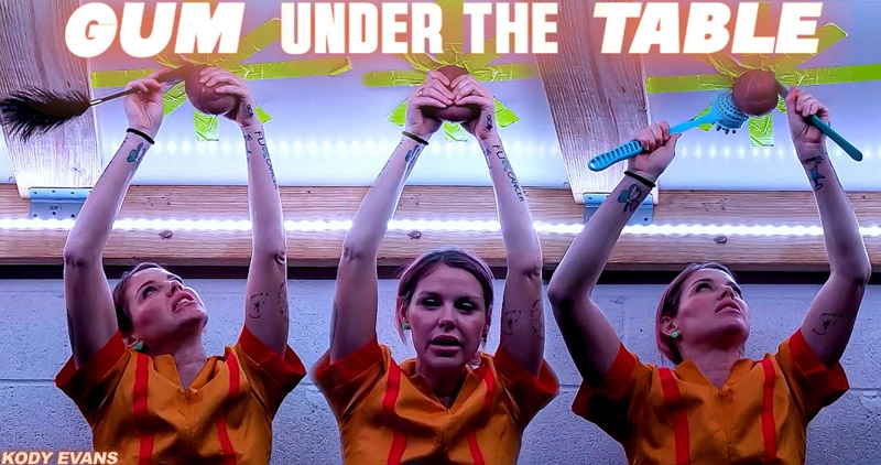 Cock Box Productions – Kody Tries To Get Gum Off The Underside Of The Table